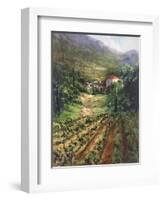 Tuscany Vineyard-Art Fronckowiak-Framed Art Print