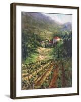 Tuscany Vineyard-Art Fronckowiak-Framed Art Print