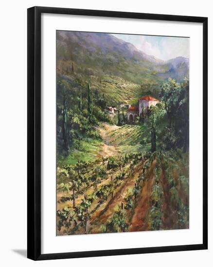 Tuscany Vineyard-Art Fronckowiak-Framed Art Print