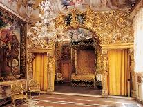 Room of the Married Couple (Alcove), 17th c. Palazzo Mansi, Italy-Tuscany workmanship-Framed Stretched Canvas