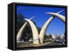 Tusk Arches, Mombasa, Kenya, Africa-Ken Gillham-Framed Stretched Canvas