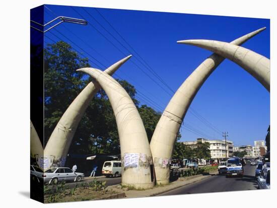 Tusk Arches, Mombasa, Kenya, Africa-Ken Gillham-Stretched Canvas