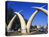 Tusk Arches, Mombasa, Kenya, Africa-Ken Gillham-Stretched Canvas