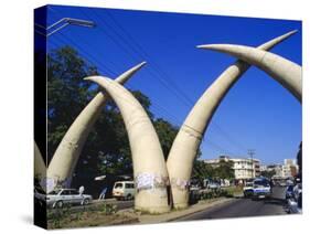 Tusk Arches, Mombasa, Kenya, Africa-Ken Gillham-Stretched Canvas