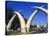 Tusk Arches, Mombasa, Kenya, Africa-Ken Gillham-Stretched Canvas