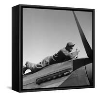 Tuskegee Airman, 1945-Toni Frissell-Framed Stretched Canvas
