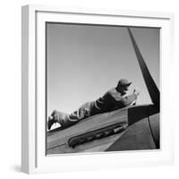 Tuskegee Airman, 1945-Toni Frissell-Framed Giclee Print