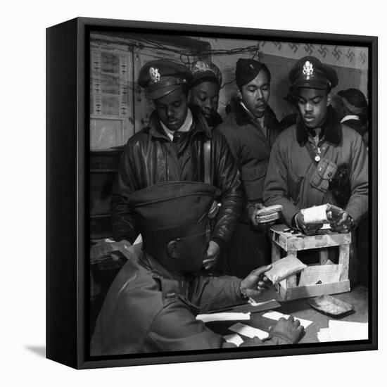 Tuskegee Airmen, 1945-Toni Frissell-Framed Stretched Canvas