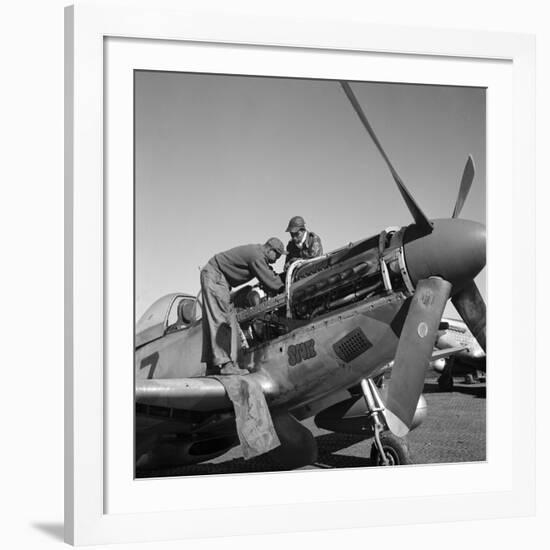 Tuskegee Airmen, 1945-Toni Frissell-Framed Giclee Print