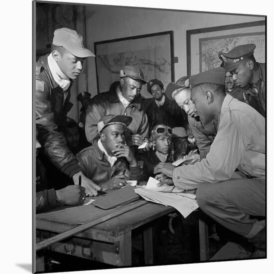 Tuskegee Airmen, 1945-Toni Frissell-Mounted Giclee Print