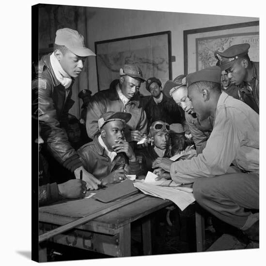 Tuskegee Airmen, 1945-Toni Frissell-Stretched Canvas