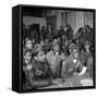 Tuskegee Airmen Attend a Briefing in Ramitelli, Italy, March 1945-null-Framed Stretched Canvas