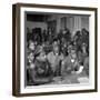 Tuskegee Airmen Attend a Briefing in Ramitelli, Italy, March 1945-null-Framed Photo