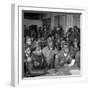 Tuskegee Airmen Attend a Briefing in Ramitelli, Italy, March 1945-null-Framed Photo