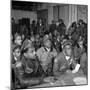 Tuskegee Airmen Attend a Briefing in Ramitelli, Italy, March 1945-null-Mounted Photo