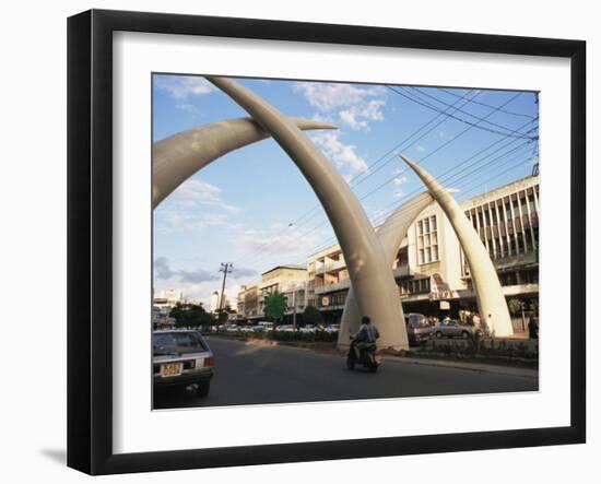 Tusks, Moi Avenue, Mombasa, Kenya, East Africa, Africa-Stanley Storm-Framed Photographic Print