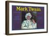 Tustin, California, Mark Twain Brand Citrus Label-Lantern Press-Framed Art Print