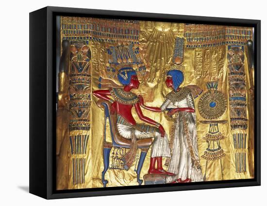 Tutankhamen a Ankhesenamen, Relief, C20 BC-null-Framed Stretched Canvas