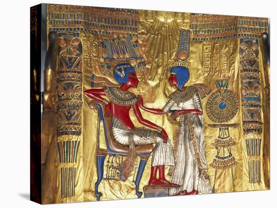 Tutankhamen a Ankhesenamen, Relief, C20 BC-null-Stretched Canvas