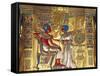 Tutankhamen a Ankhesenamen, Relief, C20 BC-null-Framed Stretched Canvas