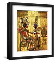 Tutankhamen Annointed by Wife-null-Framed Giclee Print