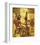 Tutankhamen Annointed by Wife-null-Framed Giclee Print