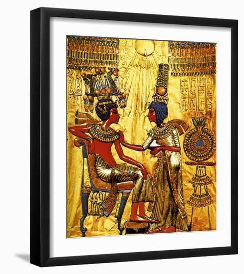 Tutankhamen Annointed by Wife-null-Framed Giclee Print