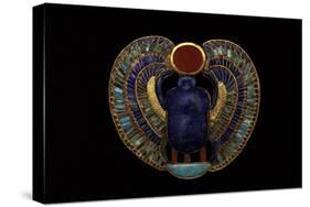 Tutankhamen, Scarab Pendant, Egyptian-null-Stretched Canvas