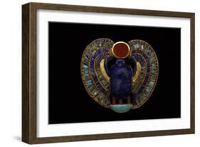 Tutankhamen, Scarab Pendant, Egyptian-null-Framed Photographic Print
