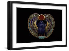 Tutankhamen, Scarab Pendant, Egyptian-null-Framed Photographic Print