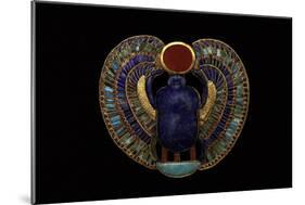 Tutankhamen, Scarab Pendant, Egyptian-null-Mounted Photographic Print