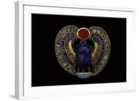 Tutankhamen, Scarab Pendant, Egyptian-null-Framed Photographic Print