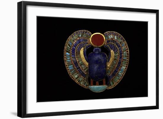 Tutankhamen, Scarab Pendant, Egyptian-null-Framed Photographic Print