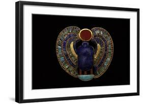 Tutankhamen, Scarab Pendant, Egyptian-null-Framed Photographic Print