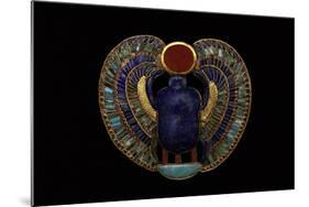 Tutankhamen, Scarab Pendant, Egyptian-null-Mounted Photographic Print