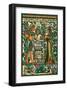 Tutankhamun and Ankhesenamun-null-Framed Art Print