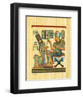 Tutankhamun and His Wife-null-Framed Art Print