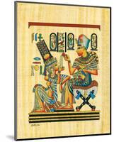 Tutankhamun and His Wife-null-Mounted Art Print