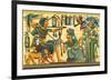 Tutankhamun Hunting Birds-null-Framed Premium Giclee Print