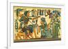 Tutankhamun Hunting Birds-null-Framed Premium Giclee Print