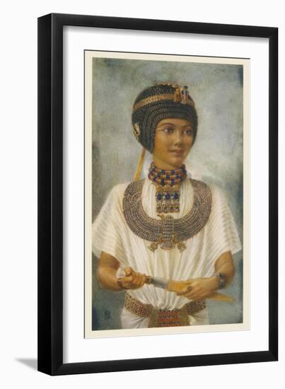 Tutankhamun Pharaoh-Winifred Brunton-Framed Art Print