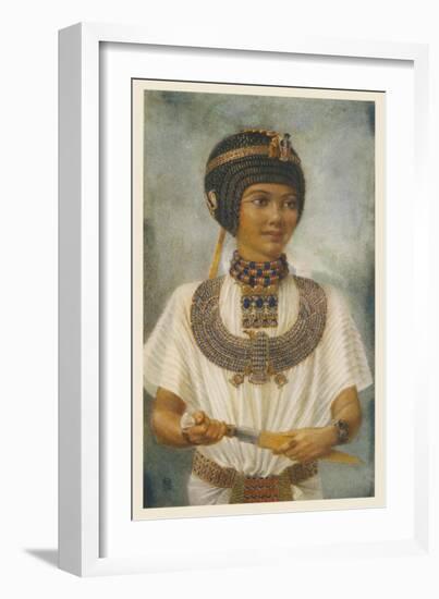 Tutankhamun Pharaoh-Winifred Brunton-Framed Art Print