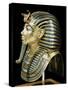 Tutankhamun's Funeral Mask in Solid Gold Inlaid with Semi-Precious Stones, Thebes, Egypt-Robert Harding-Stretched Canvas