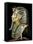 Tutankhamun's Funeral Mask in Solid Gold Inlaid with Semi-Precious Stones, Thebes, Egypt-Robert Harding-Framed Stretched Canvas