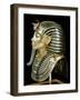 Tutankhamun's Funeral Mask in Solid Gold Inlaid with Semi-Precious Stones, Thebes, Egypt-Robert Harding-Framed Photographic Print