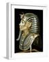 Tutankhamun's Funeral Mask in Solid Gold Inlaid with Semi-Precious Stones, Thebes, Egypt-Robert Harding-Framed Photographic Print