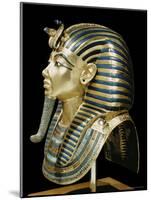 Tutankhamun's Funeral Mask in Solid Gold Inlaid with Semi-Precious Stones, Thebes, Egypt-Robert Harding-Mounted Photographic Print