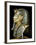 Tutankhamun's Funeral Mask in Solid Gold Inlaid with Semi-Precious Stones, Thebes, Egypt-Robert Harding-Framed Photographic Print