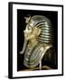 Tutankhamun's Funeral Mask in Solid Gold Inlaid with Semi-Precious Stones, Thebes, Egypt-Robert Harding-Framed Photographic Print