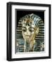 Tutankhamun's Funeral Mask in Solid Gold Inlaid with Semi-Precious Stones, Thebes, Egypt-Robert Harding-Framed Photographic Print